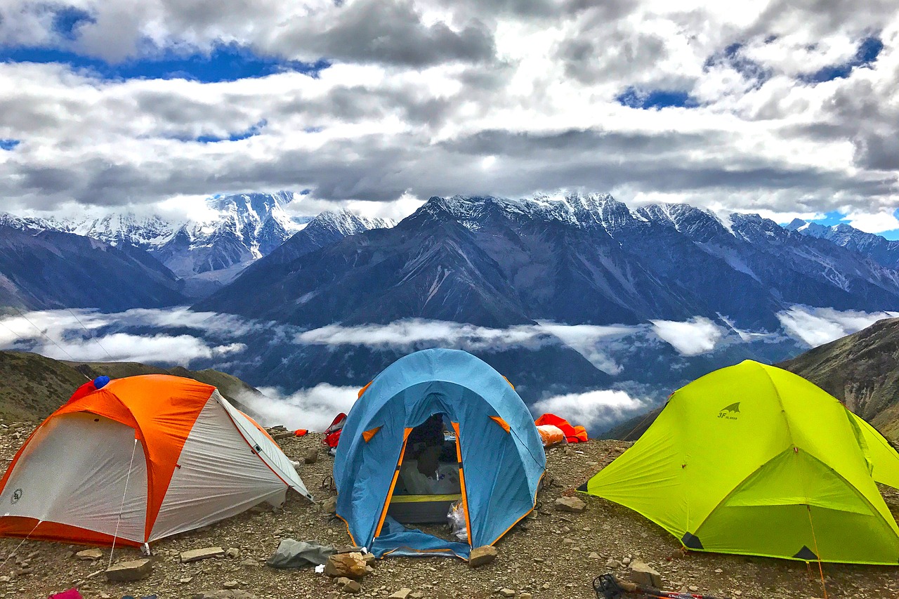 gongga snow mountain, cloud, nature